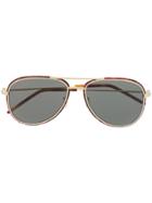 Saint Laurent Eyewear Classic Sl 294 Sunglasses - Brown