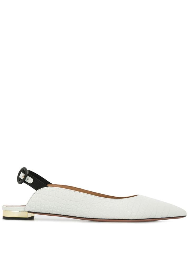 Aquazzura Yale Pumps - White