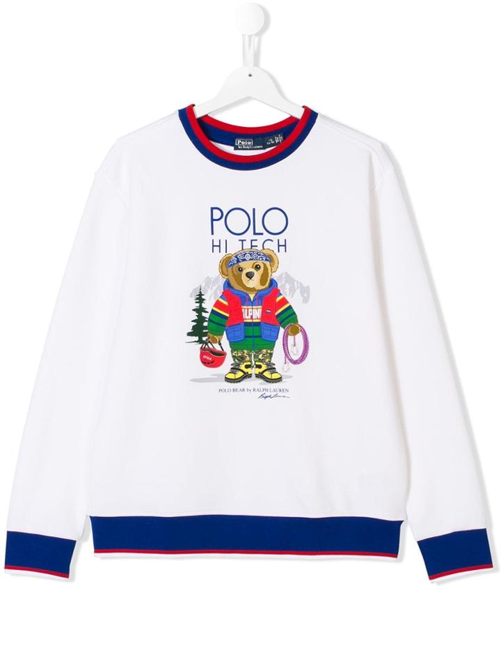Ralph Lauren Kids Hi Tech Jumper - White