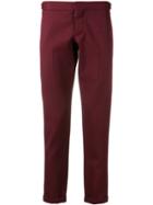 Thom Browne Rwb Stripe Skinny Trouser - Red