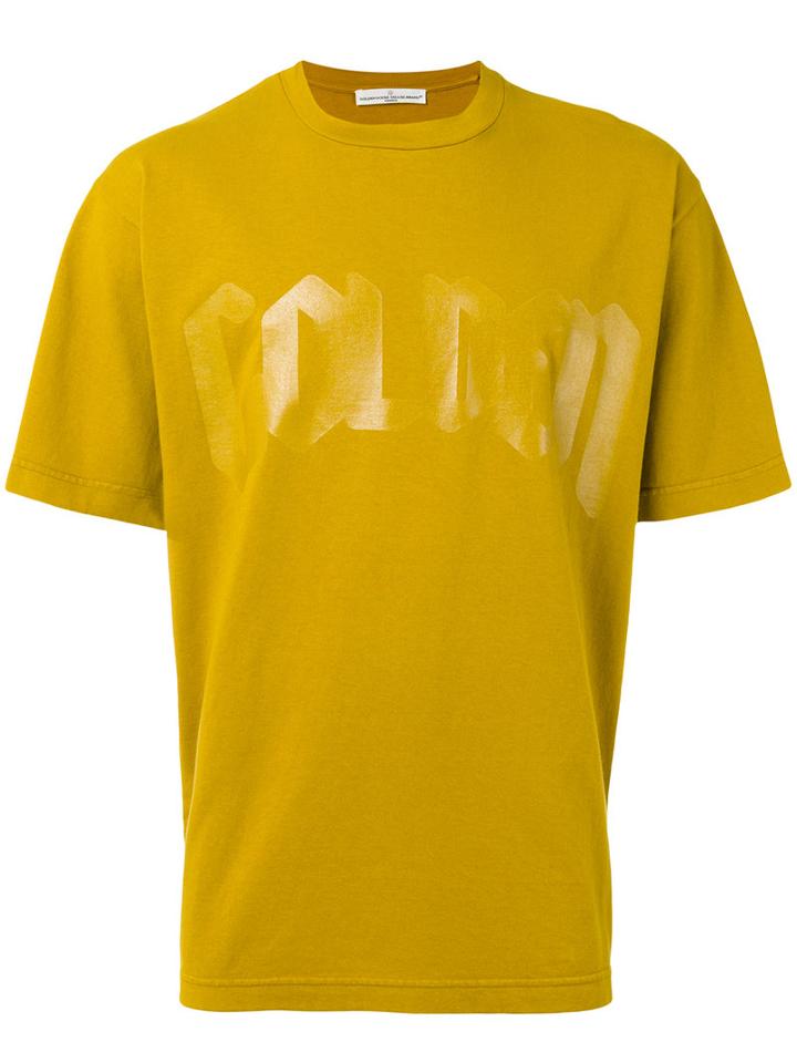 Golden Goose Deluxe Brand 'golden' Print T-shirt, Men's, Size: Medium, Yellow/orange, Cotton