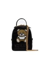 Moschino Small Beaded Teddy Motif Backpack - Black