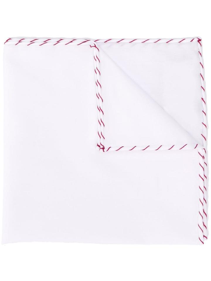 Brunello Cucinelli Fine Knit Scarf - White