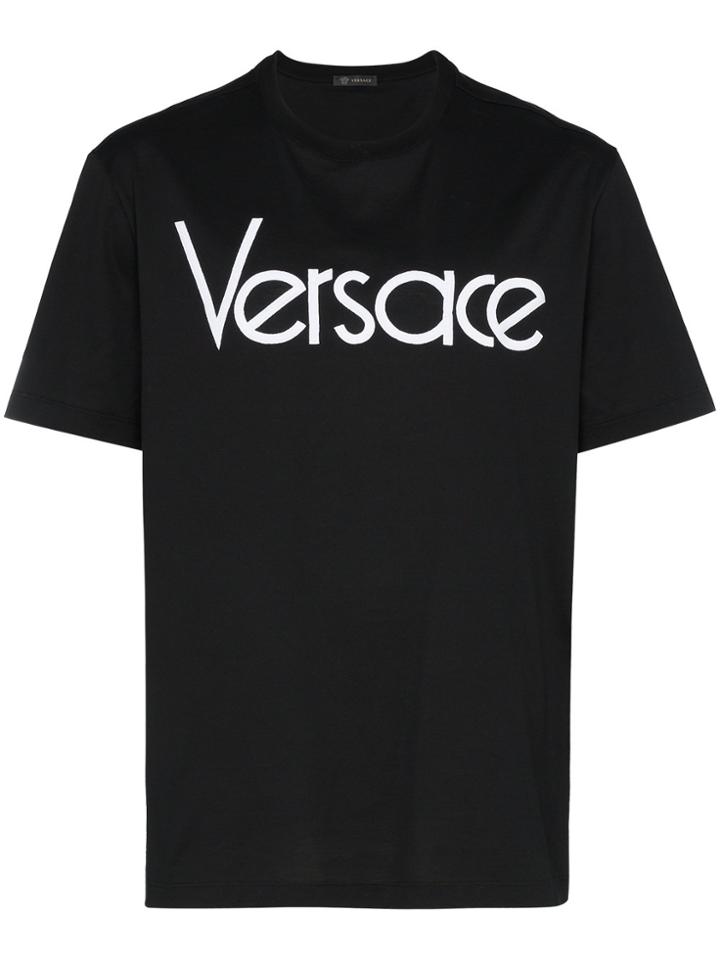 Versace Logo-print T-shirt - Black