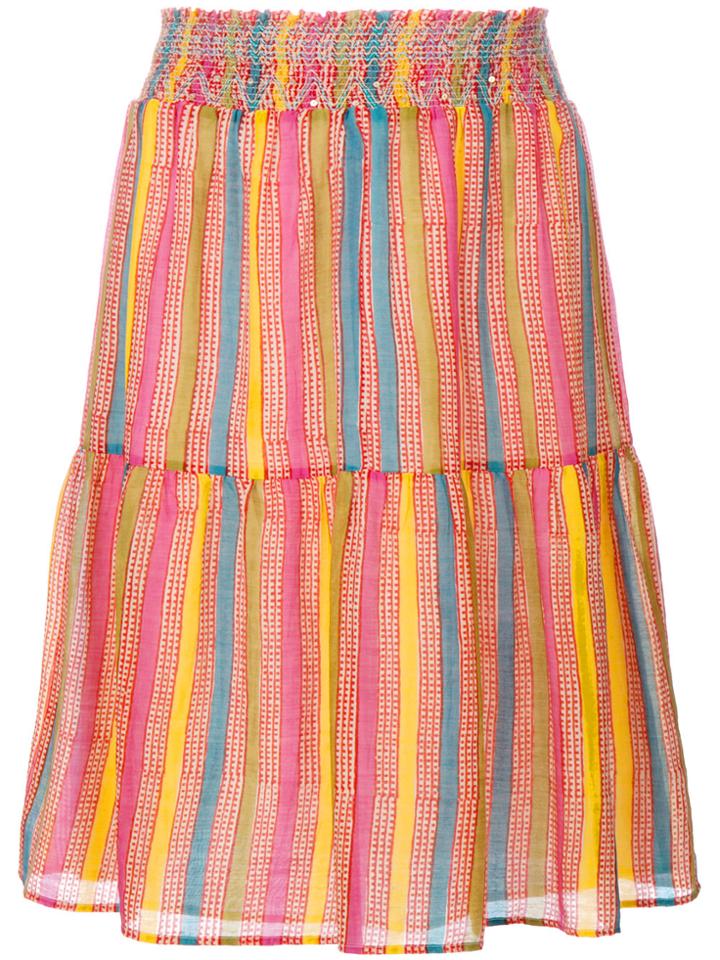 Alicia Bell Striped A-line Skirt - Multicolour