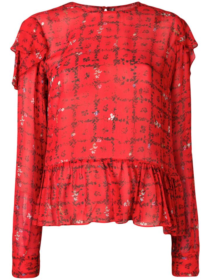 Preen Line Bryoni Floral Vine Top - Red