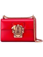 Dolce & Gabbana Lucia Shoulder Bag, Women's, Red, Calf Leather