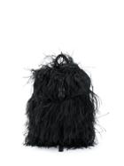 Nº21 Feather Embellished Backpack - Black