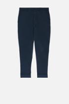 Ami Alexandre Mattiussi Oversize Carrot-fit Trousers, Men's, Size: Xs, Blue, Spandex/elastane/cotton