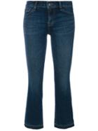 J Brand - Cropped Pants - Women - Cotton/polyurethane - 27, Blue, Cotton/polyurethane