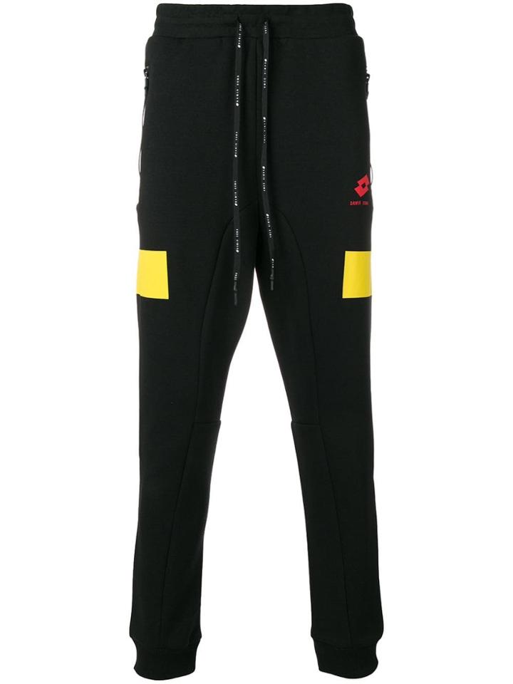 Damir Doma Colour Block Detail Track Pants - Black
