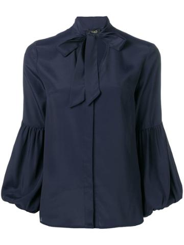 Liu Jo Crepe De Chine Blouse - Blue
