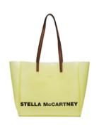 Stella Mccartney Logo Print Tote Bag - Yellow