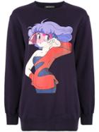 Undercover Magical Angel Printed Sweatshirt - Purple