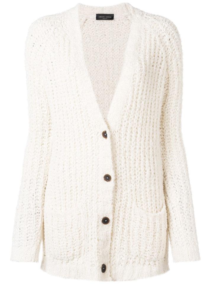Roberto Collina Chunky Knit Cardigan - Neutrals