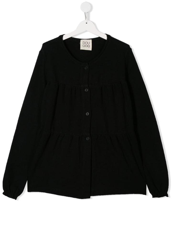 Douuod Kids Round Neck Shirt - Black