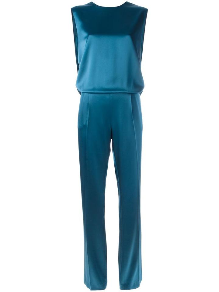 Talbot Runhof 'libonia' Jumpsuit, Women's, Size: 36, Blue, Acetate/cupro/viscose/polyester