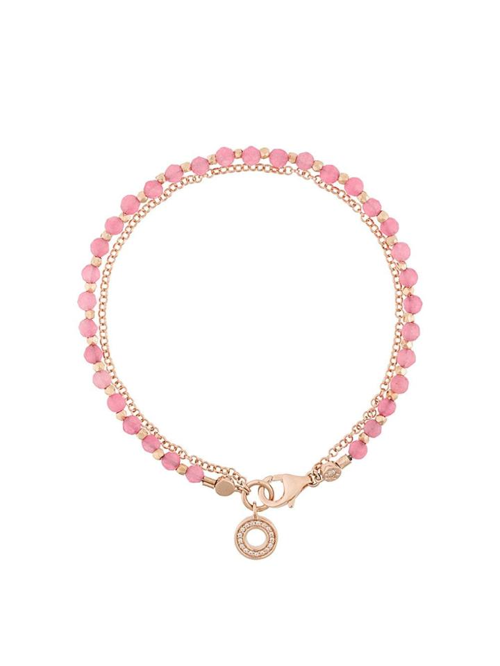 Astley Clarke Mini Halo Biography Bracelet - Pink