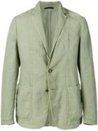 Z Zegna Classic Fitted Blazer - Green