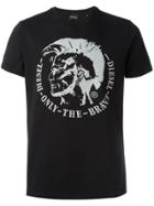 Diesel Only The Brave Embossed T-shirt - Black