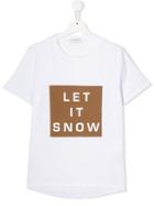 Paolo Pecora Kids Teen Quote T-shirt - White