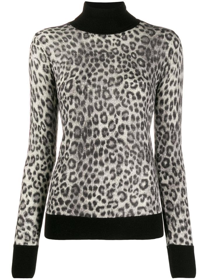Michael Michael Kors Leopard Print Jumper - Grey