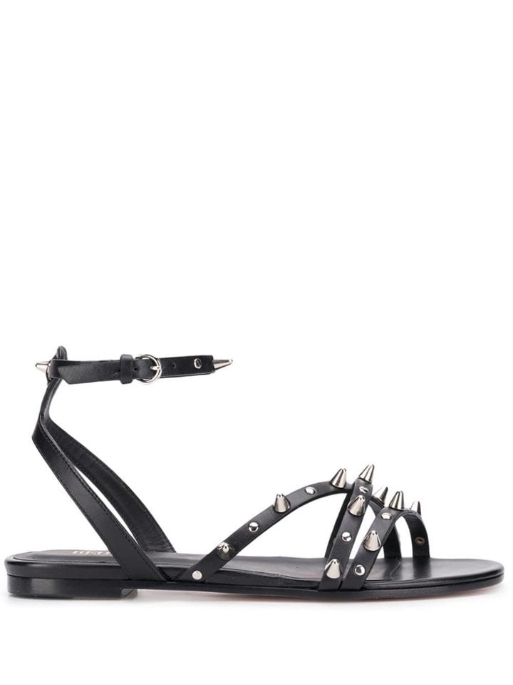 Red Valentino Red(v) Romantic Punk Sandals - Black