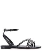 Red Valentino Red(v) Romantic Punk Sandals - Black