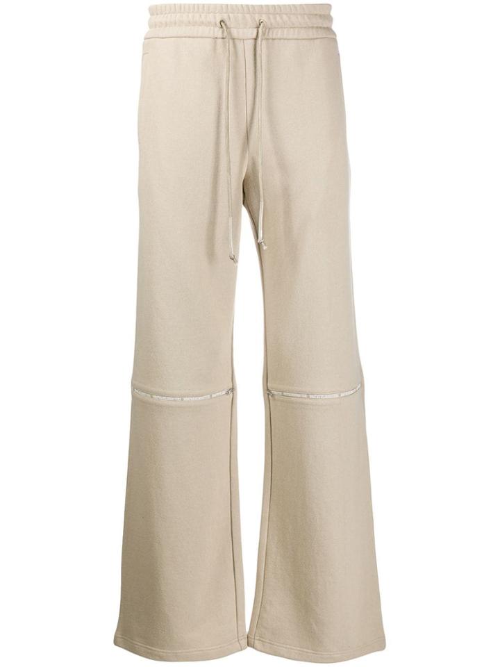 Wwwm Drawstring Wide Leg Trousers - Neutrals