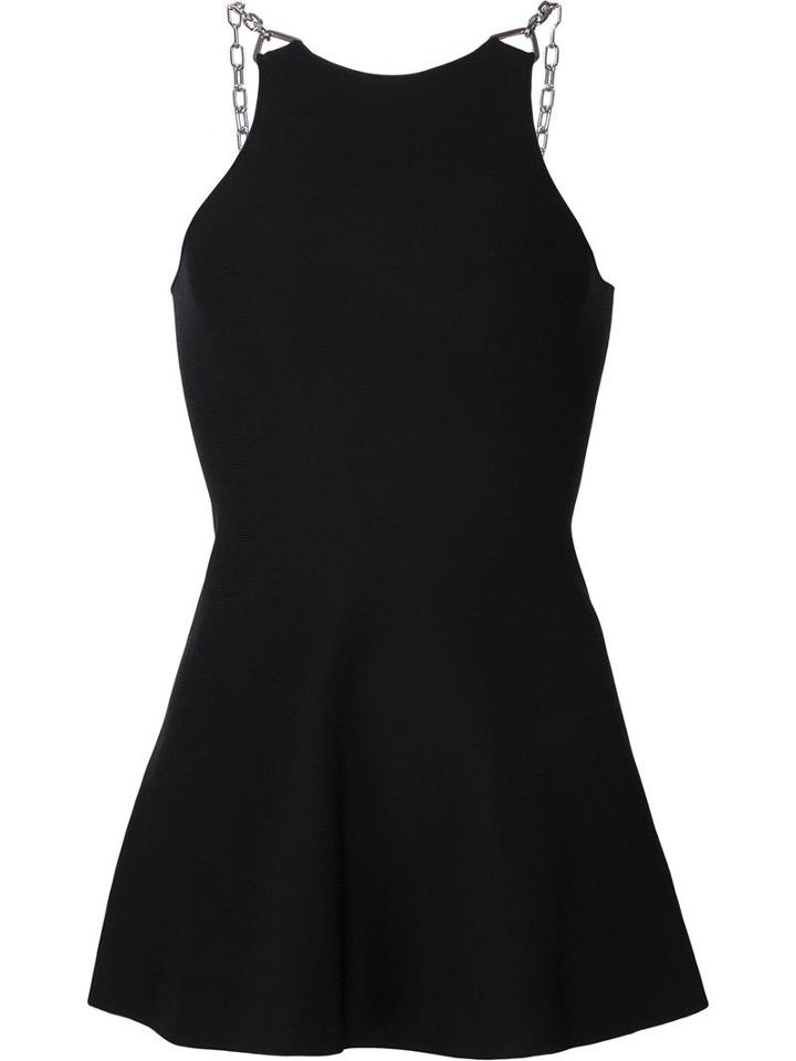 Alexander Wang Bike Chain Strap Tank Top, Women's, Size: Xs, Black, Nylon/spandex/elastane/viscose