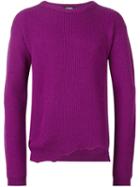 Raf Simons Frayed Hem Sweater