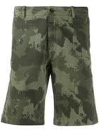 Hackett Camo Cargo Shorts - Green