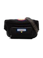 Gucci Badge Embellished Crossbody Bag - Black