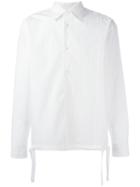 Marni Drawstring Shirt, Men's, Size: 48, White, Cotton