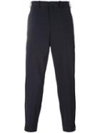 Neil Barrett - Cropped Trousers - Men - Cotton/polyester/spandex/elastane - 46, Blue, Cotton/polyester/spandex/elastane