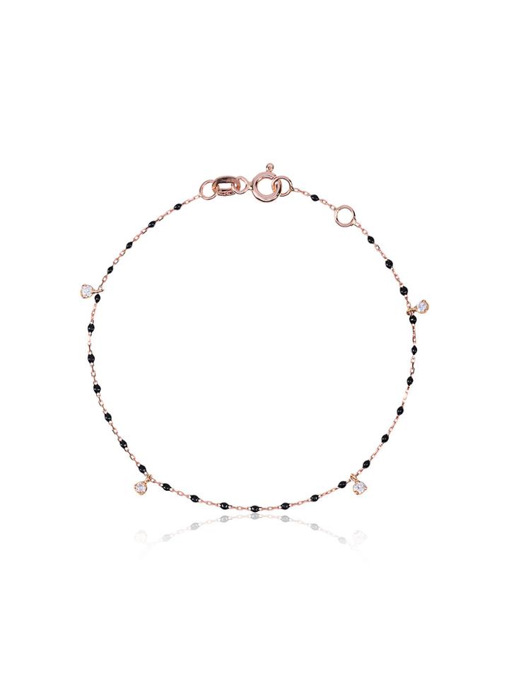 Gigi Clozeau 18kt Rose Gold Mini Gigi 4 Diamond Bracelet - Unavailable
