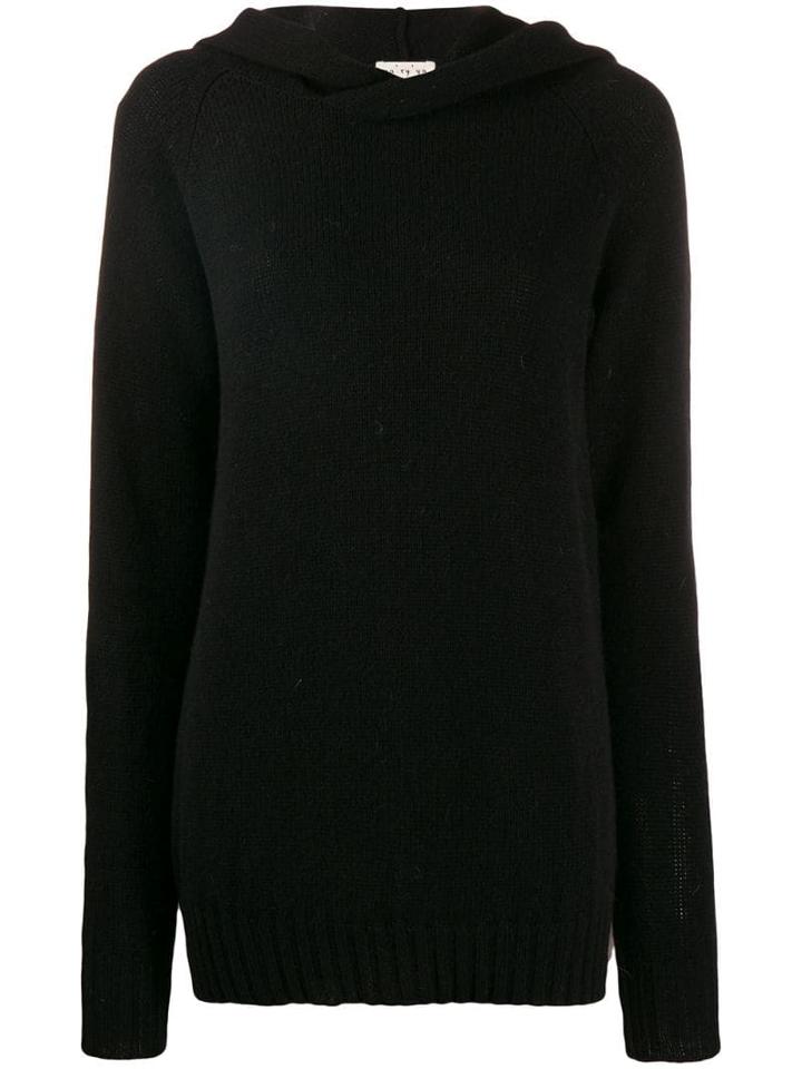 Ma'ry'ya Hooded Sweater - Black