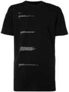 Stampd Text Print T-shirt, Men's, Size: Large, Black, Cotton