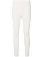 Victor Alfaro Knitted Leggings, Women's, Size: Small, White, Spandex/elastane/rayon