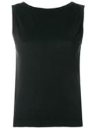 John Smedley Casual Sleeveless Top - Black