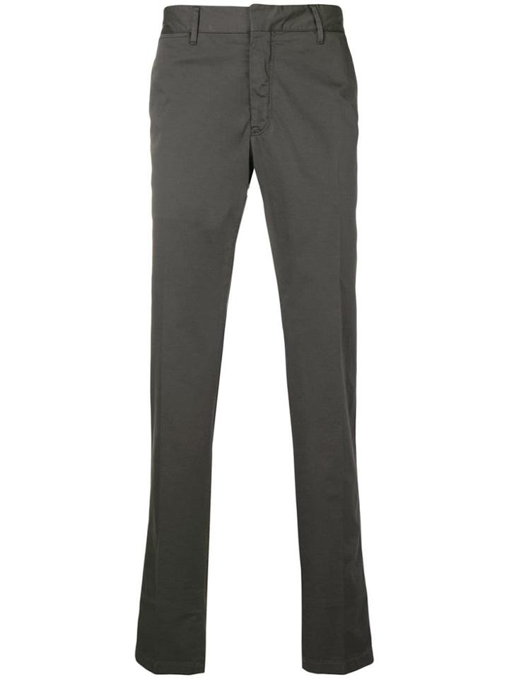 The Gigi Straight-leg Trousers - Grey