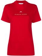 Marine Serre Logo T-shirt - Red