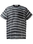 Givenchy Striped T-shirt, Men's, Size: Xxs, Black, Silk/cotton/spandex/elastane