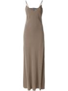 Dusan Spaghetti Strap Maxi Dress, Women's, Size: Small, Nude/neutrals, Acetate/viscose