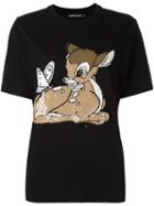 Markus Lupfer 'bambi' T-shirt, Women's, Size: Small, Black, Cotton/polyamide