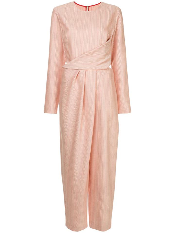 Sies Marjan Drape-effect Jumpsuit - White