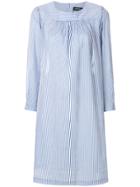 A.p.c. Striped Smock Dress - Blue