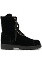 Chanel Pre-owned Logos Ankle Boots - Black