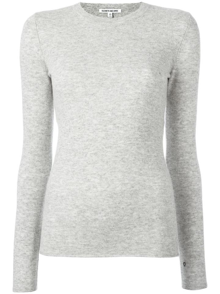 Elizabeth And James Bella Jumper, Women's, Size: Small, Grey, Nylon/viscose/cashmere/wool