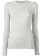 Elizabeth And James Bella Jumper, Women's, Size: Small, Grey, Nylon/viscose/cashmere/wool